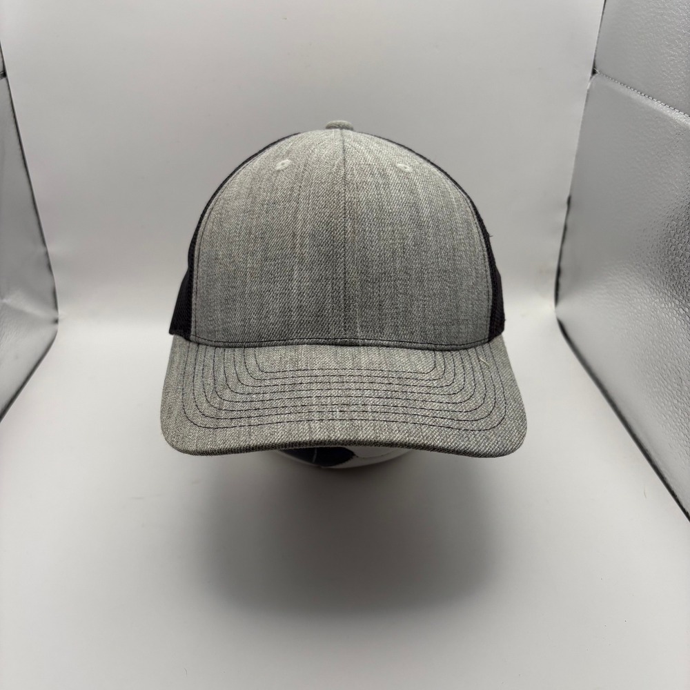 KBETHOS Classics Gray Heather Black Mesh Snapback Trucker Hat Cap Mens